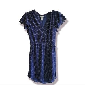 H&M Chiffon Polka Dot Dress